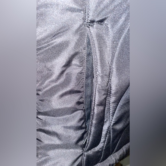 Calvin Klein Womens Black Quilted Faux Fur Puffer Vest Outerwear - Picture 8 of 16